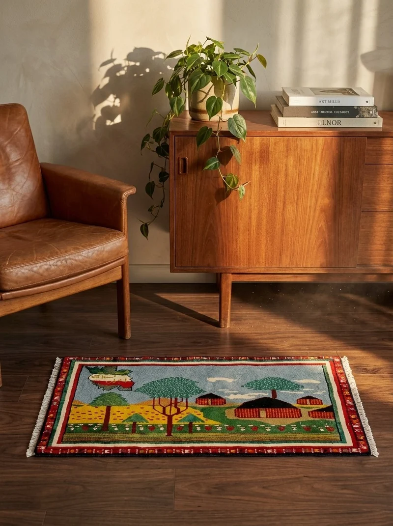 Belutch · Handgeknüpft – Bunt, 38x68 cm