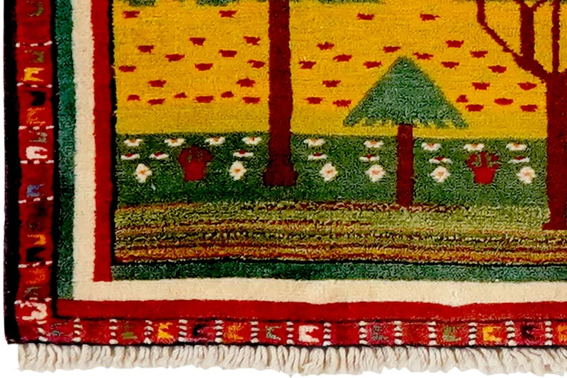 Belutch · Handgeknüpft – Bunt, 38x68 cm