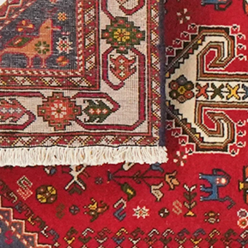 Nasrabad · Handgeknüpft – Rot, 305x76 cm