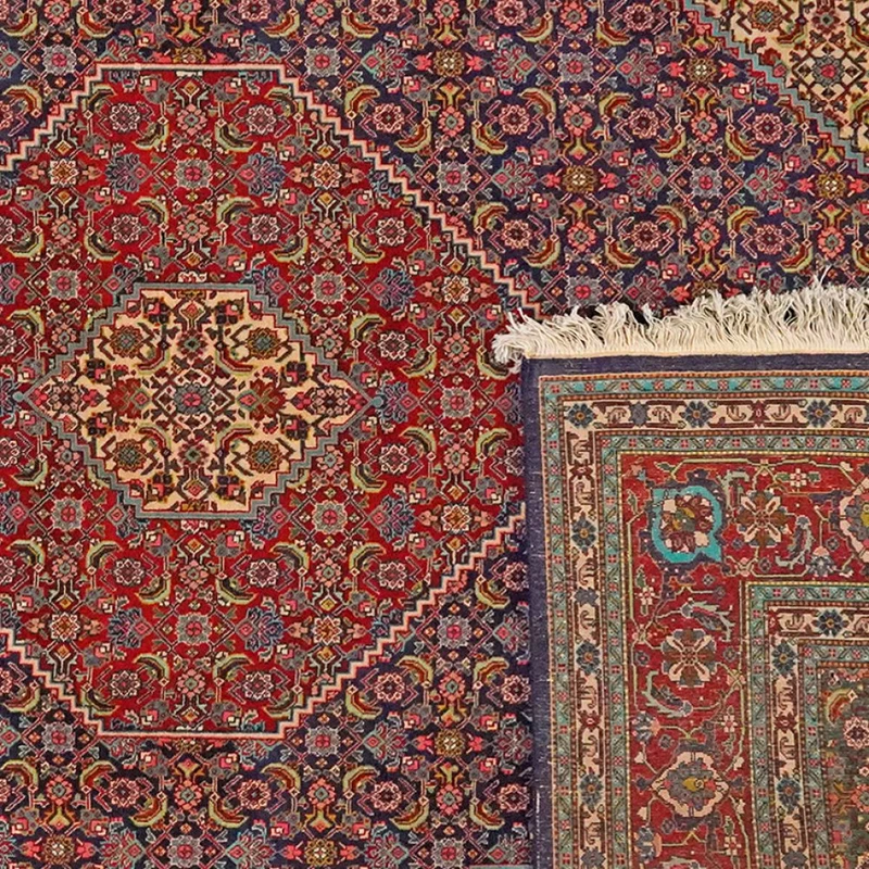 Tabriz Old · Handgeknüpft – Blau, 295x200 cm