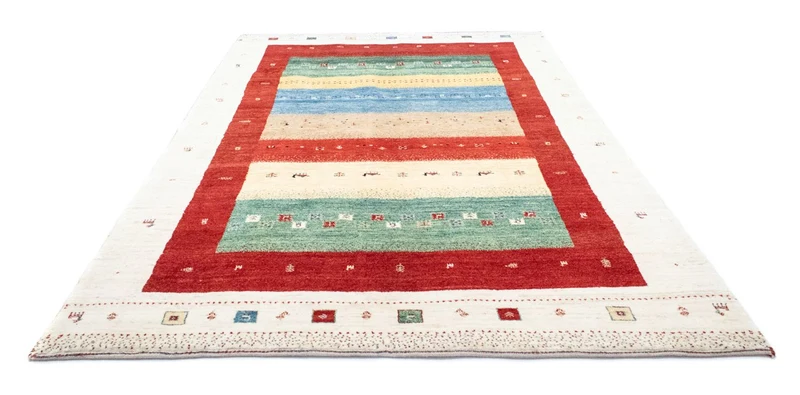 Gabbeh Teppich - Loribaft Perser 170 x 252 cm - mehrfarbig
