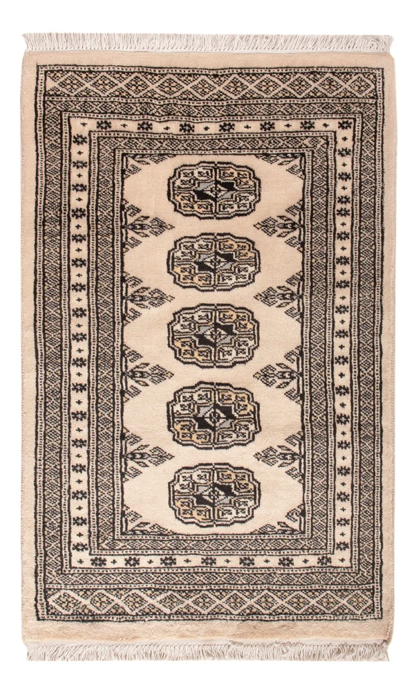 Pakistan Teppich 61x96cm - Orientteppich - creme