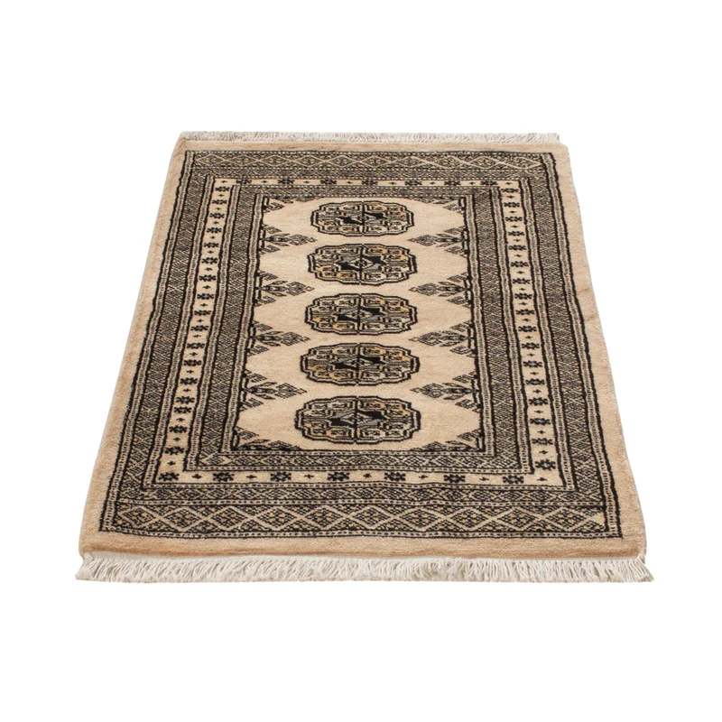 Pakistan Teppich 61x96cm - Orientteppich - creme