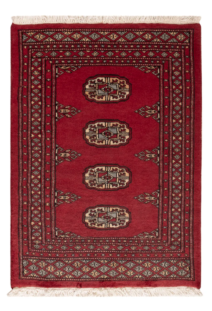 Pakistan Teppich 61x87cm - Orientteppich - rot