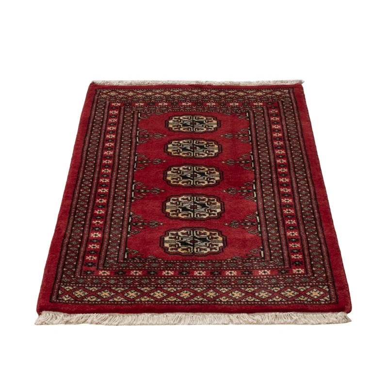 Pakistan Teppich 62x92cm - Orientteppich - rot
