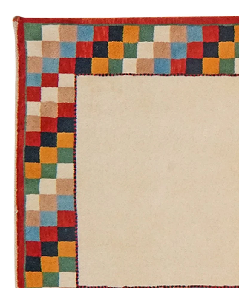 Rizbaf · Handgeknüpft – Beige, 322x85 cm