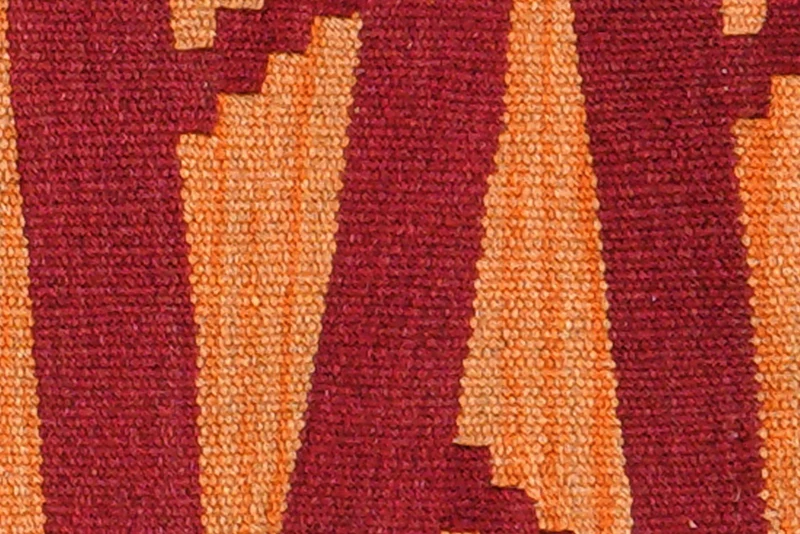 Kelim Gashgai · Handgewebt – Orange, 61x43 cm