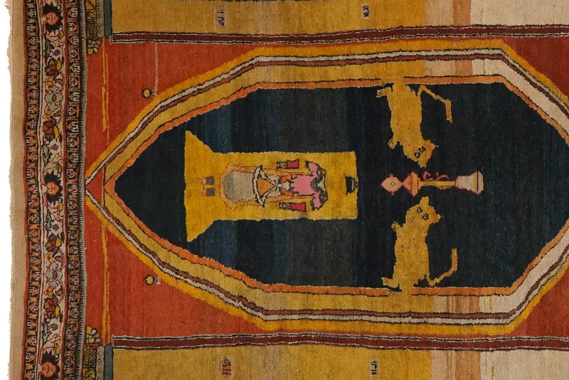 Tabriz Antique · Handgeknüpft – Rot, 135x80 cm