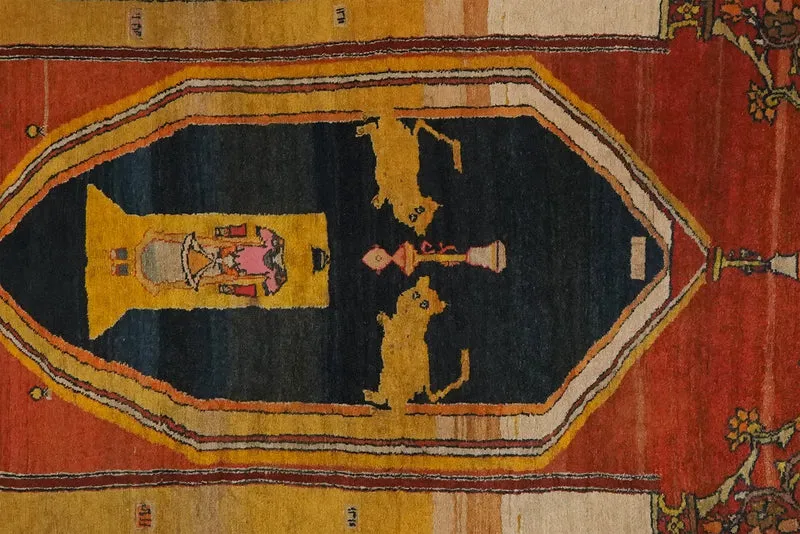 Tabriz Antique · Handgeknüpft – Rot, 135x80 cm