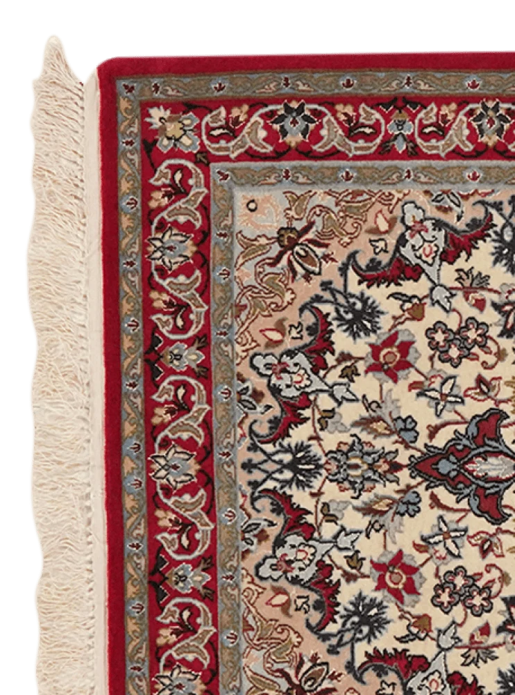 Isfahan · Handgeknüpft – Beige, 111x73 cm