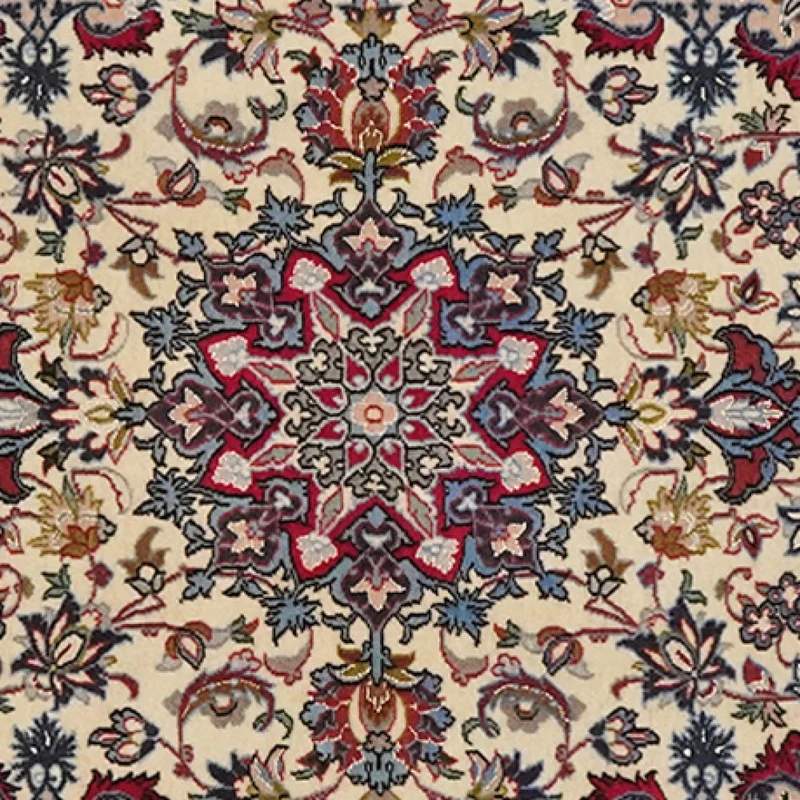 Isfahan · Handgeknüpft – Beige, 111x73 cm