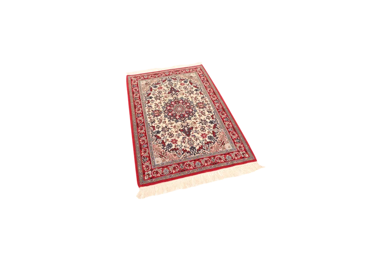Isfahan · Handgeknüpft – Beige, 111x73 cm