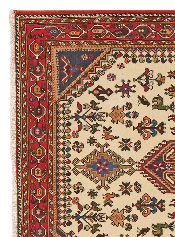 Nasrabad · Handgeknüpft – Beige, 155x102 cm
