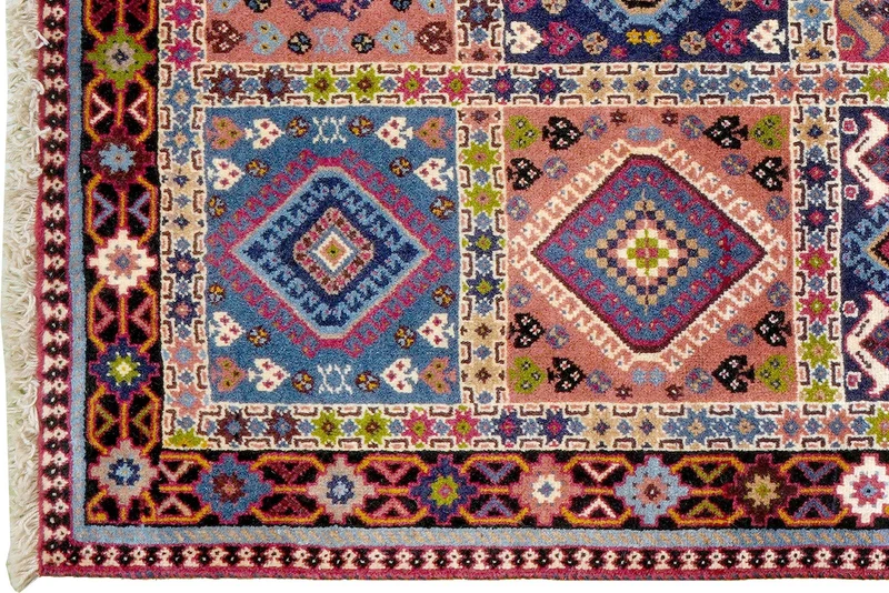 Yalameh · Handgeknüpft – Bunt, 202x83 cm