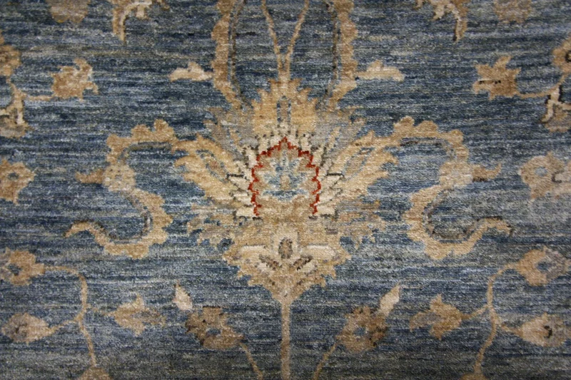 Ziegler Teppich 197 x 297 cm - blau