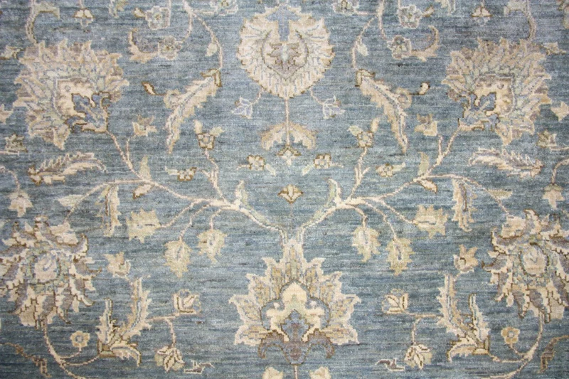 Ziegler Teppich 208 x 288 cm - blau