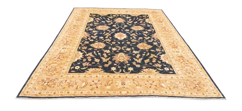 Ziegler Teppich 206 x 290 cm - blau