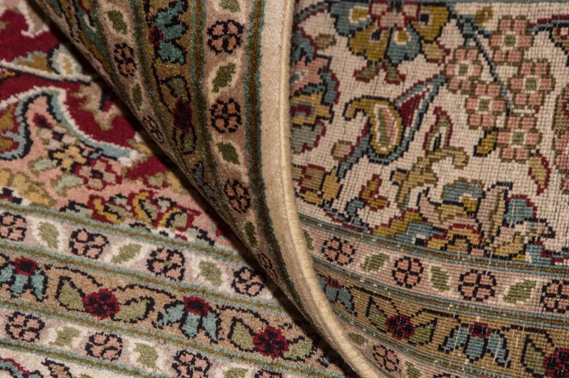 Seidenteppich - Kaschmir Seide 157 x 218 cm Teppich Wohnzimmer