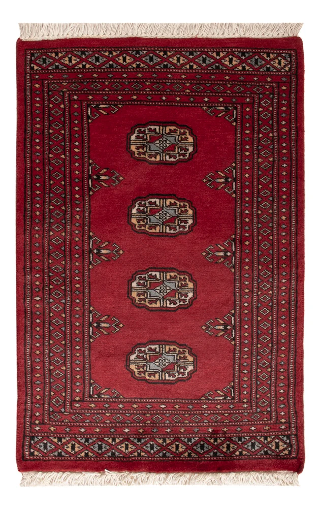 Pakistan Teppich 60x93cm - Orientteppich - rot