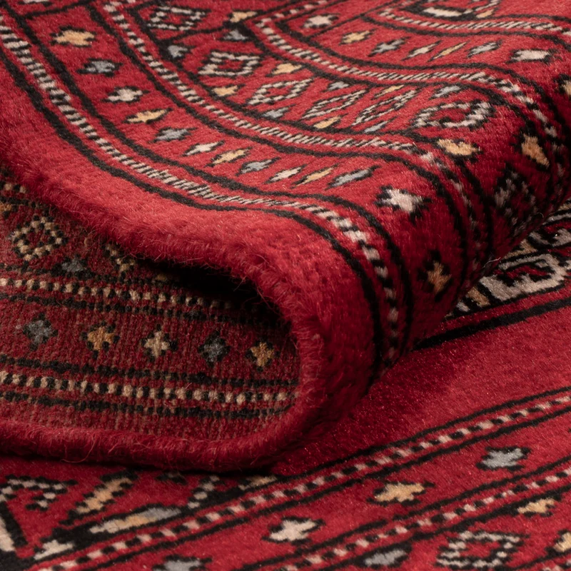 Pakistan Teppich 60x93cm - Orientteppich - rot