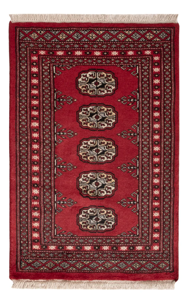 Pakistan Teppich 61x95cm - Orientteppich - rot