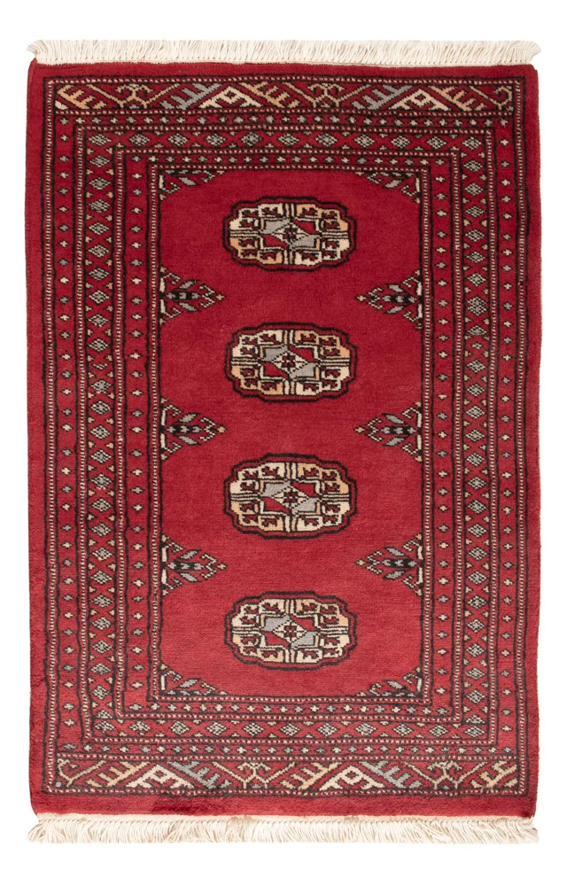 Pakistan Teppich 62x92cm - Orientteppich - rot