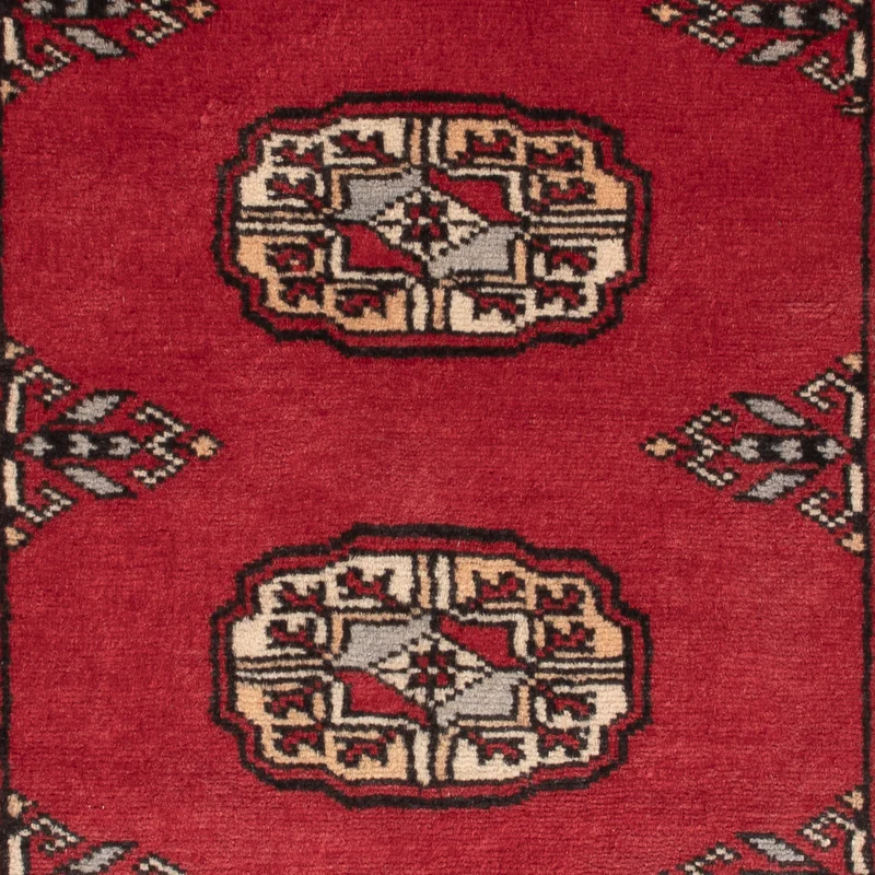 Pakistan Teppich 62x92cm - Orientteppich - rot