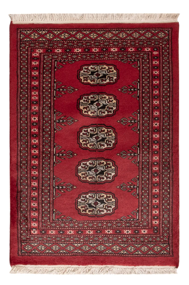 Pakistan Teppich 63x92cm - Orientteppich - rot