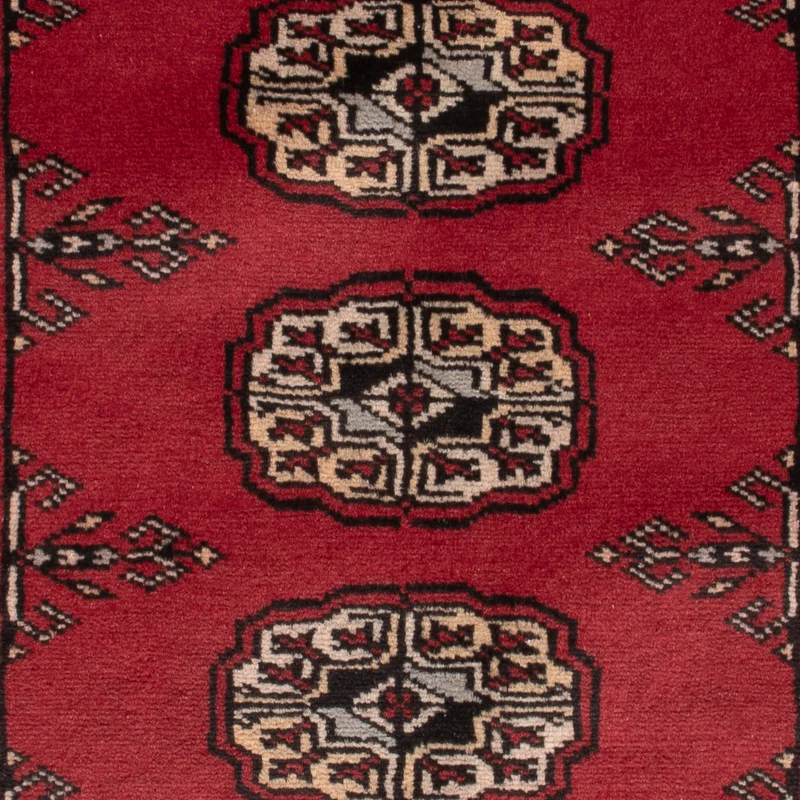 Pakistan Teppich 63x92cm - Orientteppich - rot