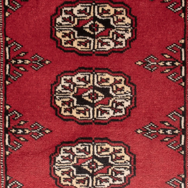 Pakistan Teppich 64x92cm - Orientteppich - rot