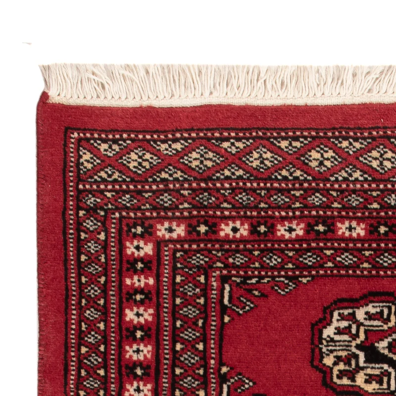 Pakistan Teppich 64x92cm - Orientteppich - rot