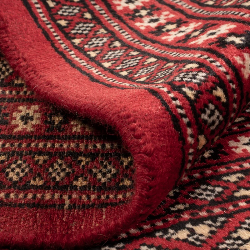 Pakistan Teppich 64x92cm - Orientteppich - rot