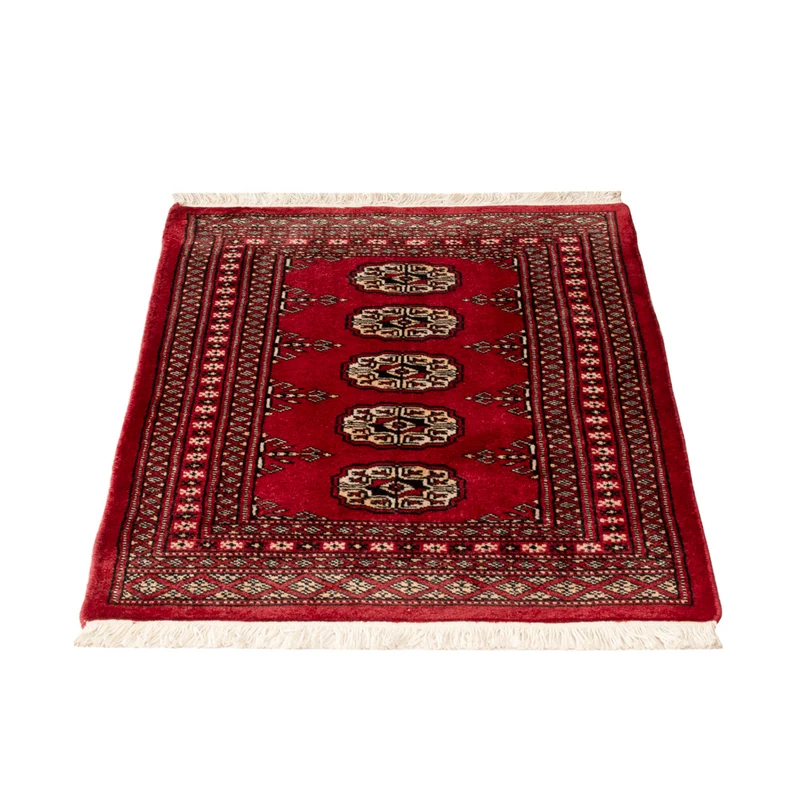 Pakistan Teppich 64x92cm - Orientteppich - rot
