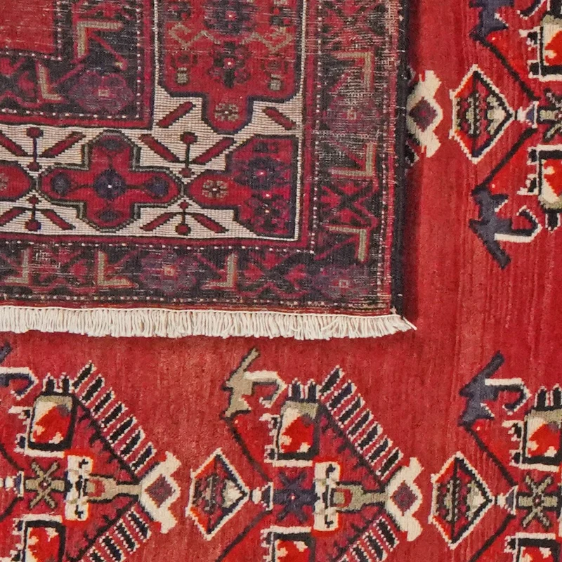 Kordibaf · Handgeknüpft – Rot, 408x175 cm