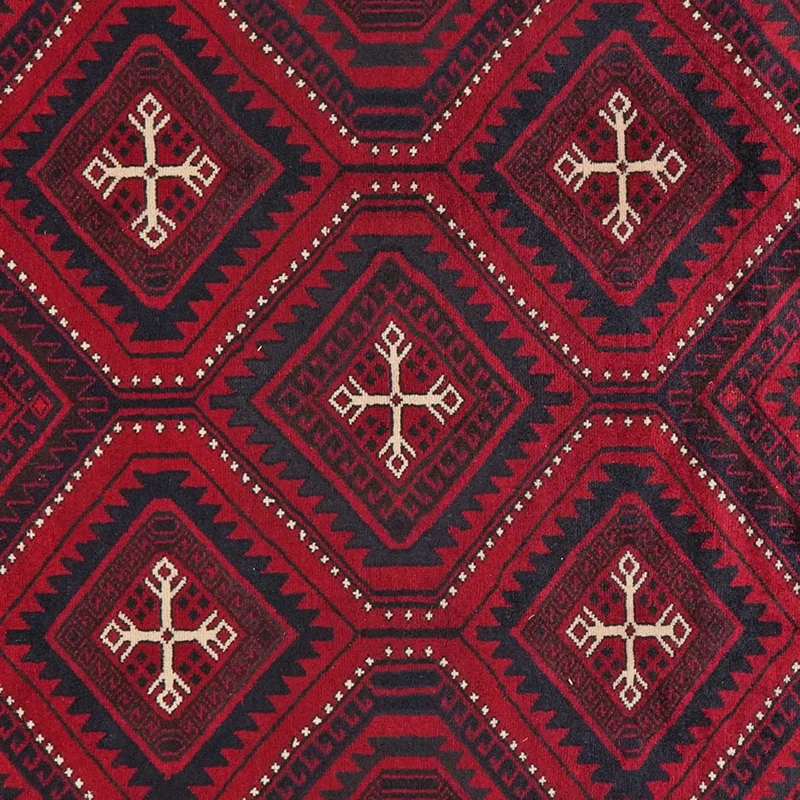 Lori · Handgeknüpft – Rot, 326x238 cm