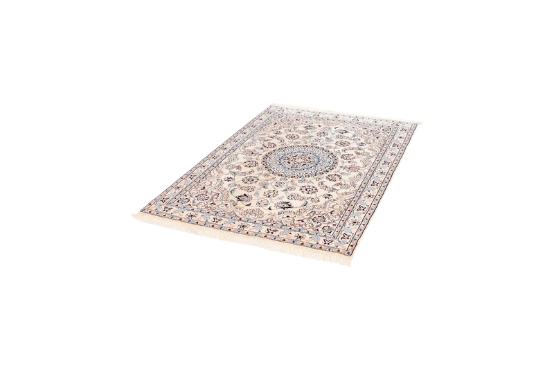 Nain 9La · Handgeknüpft – Beige, 141x101 cm
