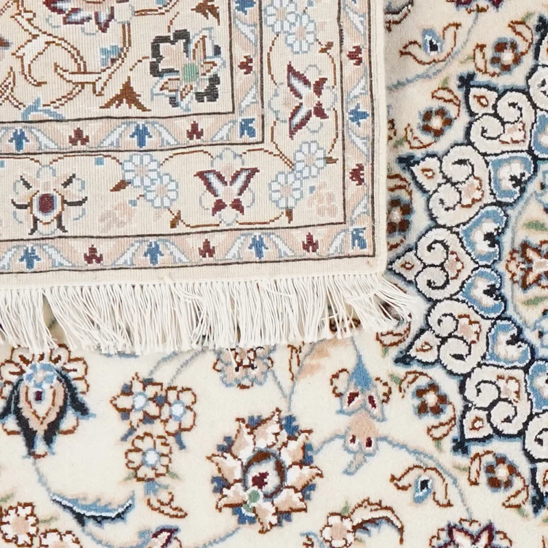 Nain 9La · Handgeknüpft – Beige, 141x101 cm