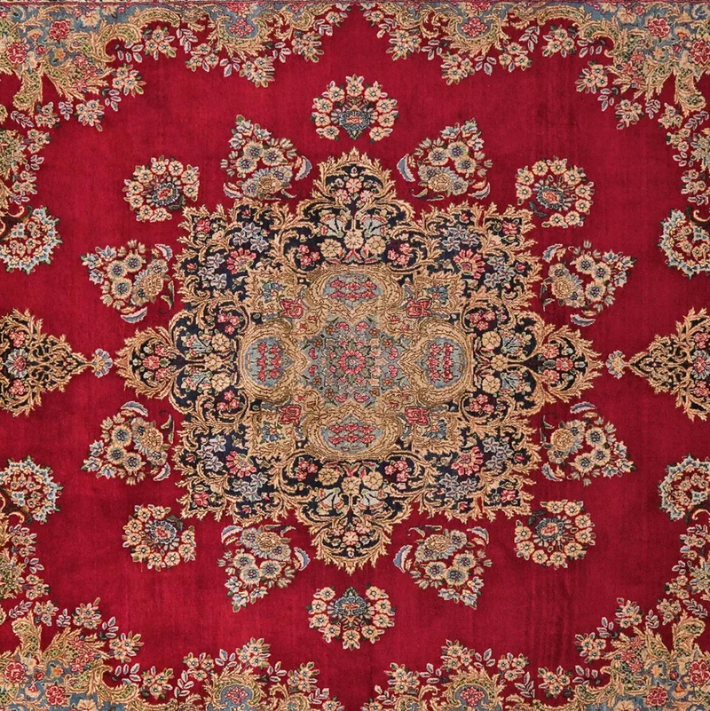 Ravar · Handgeknüpft – Rot, 418x294 cm