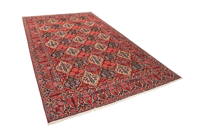 Bakhtiar · Handgeknüpft – Bunt, 341x212 cm