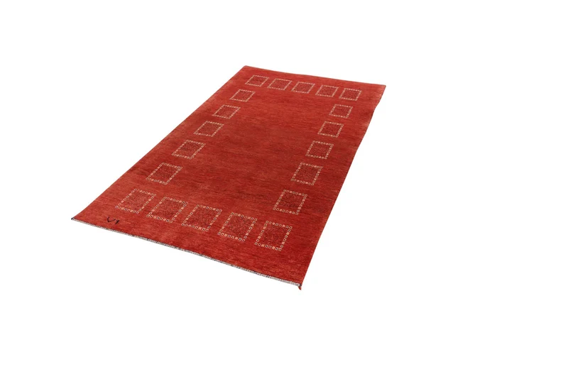 Rizbaf · Handgeknüpft – Rot, 196x118 cm