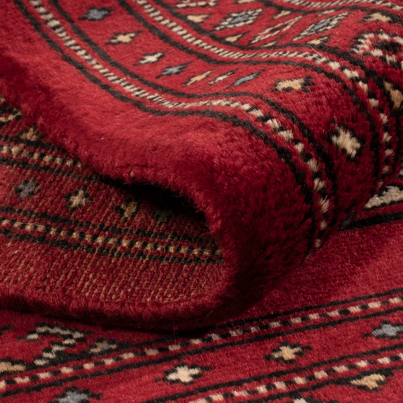Pakistan Teppich 63x93cm - Orientteppich - rot