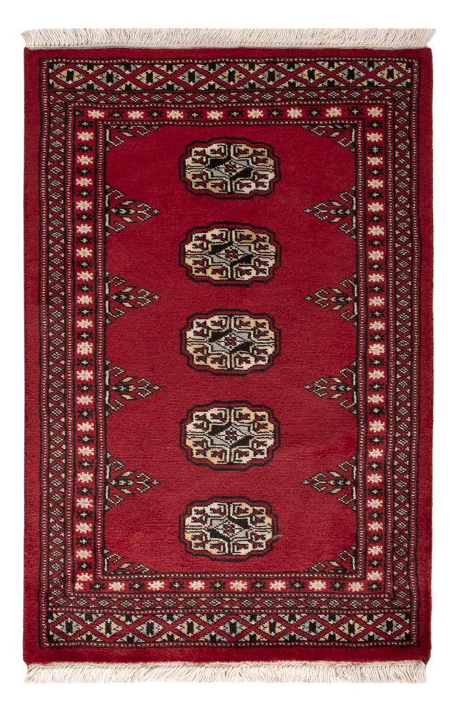 Pakistan Teppich 61x94cm - Orientteppich - rot