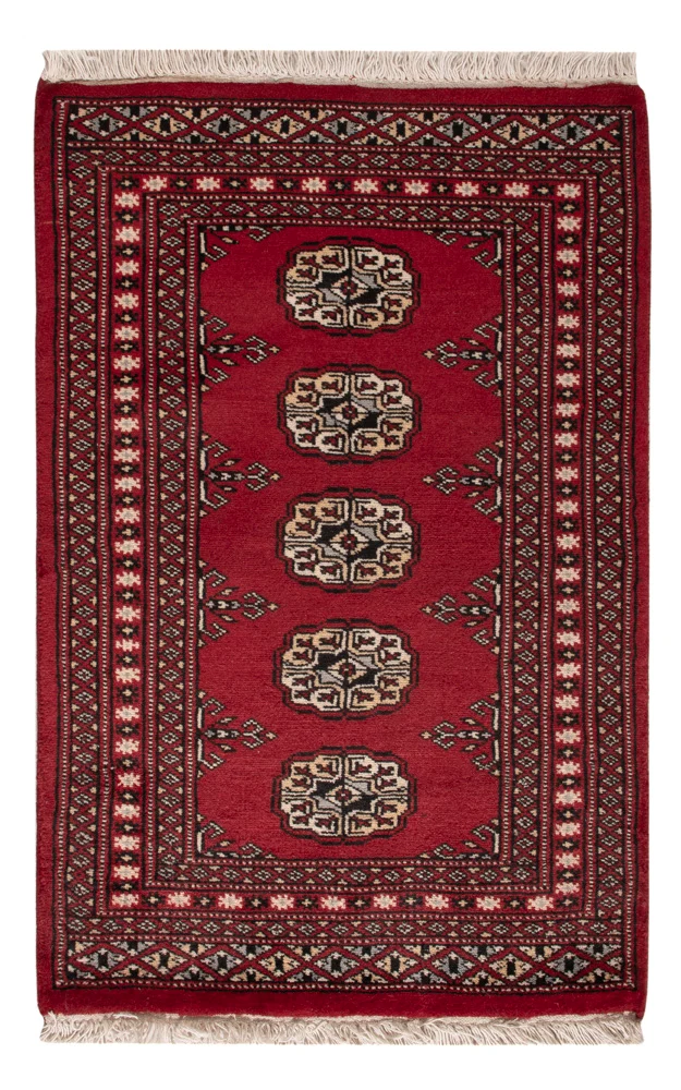 Pakistan Teppich 60x92cm - Orientteppich - rot