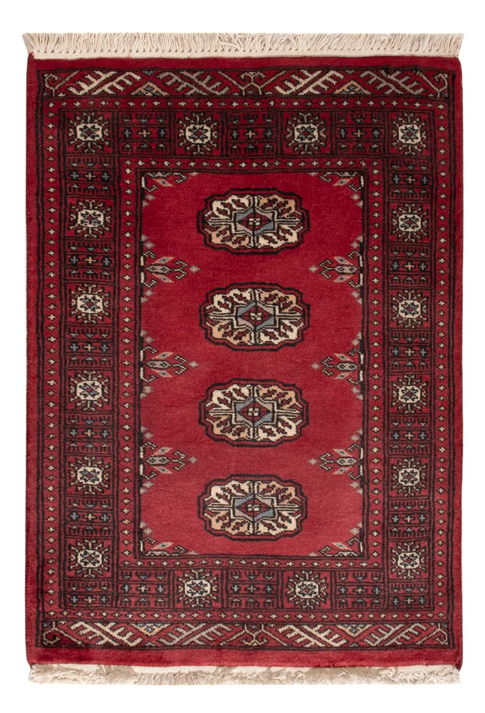 Pakistan Teppich 62x86cm - Orientteppich - rot