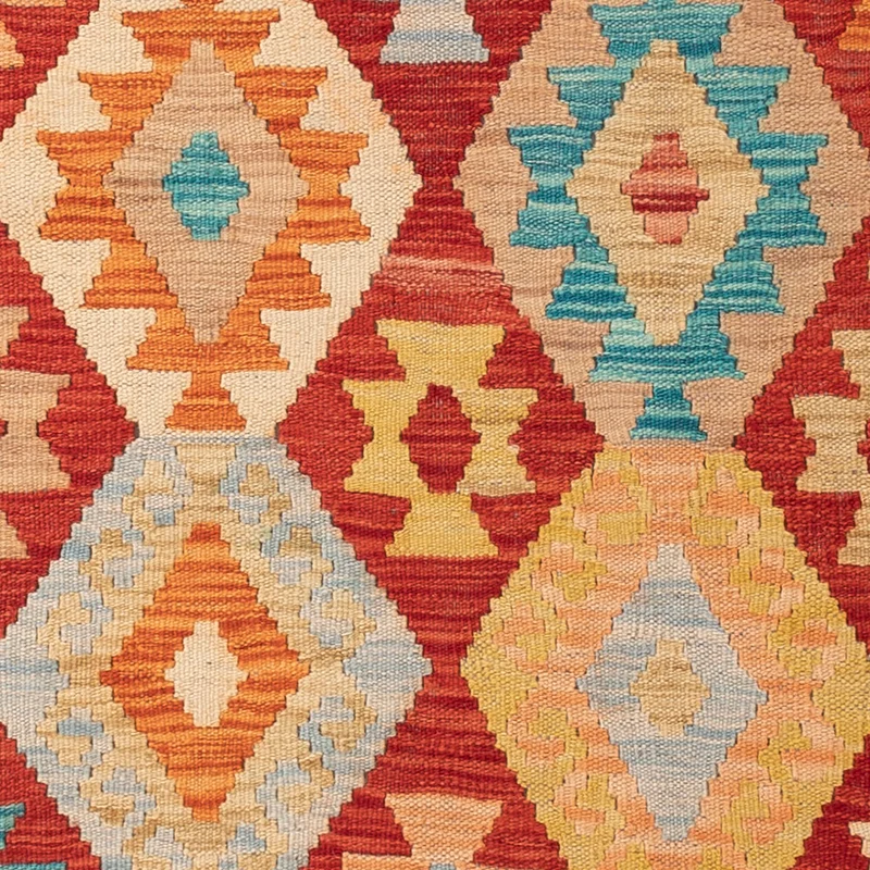 Kelim Maimene Teppich 103x147cm - bunt