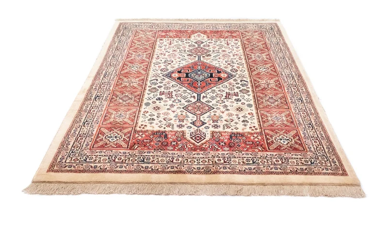 Perserteppich - Nomadic 154 x 200 cm - beige
