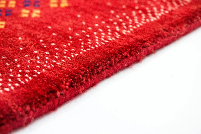 Gabbeh Teppich - Loribaft Indus 300 x 400 cm - rot