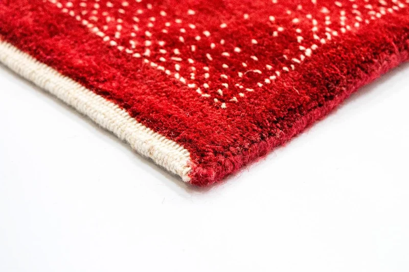 Gabbeh Teppich - Loribaft Indus 300 x 400 cm - rot