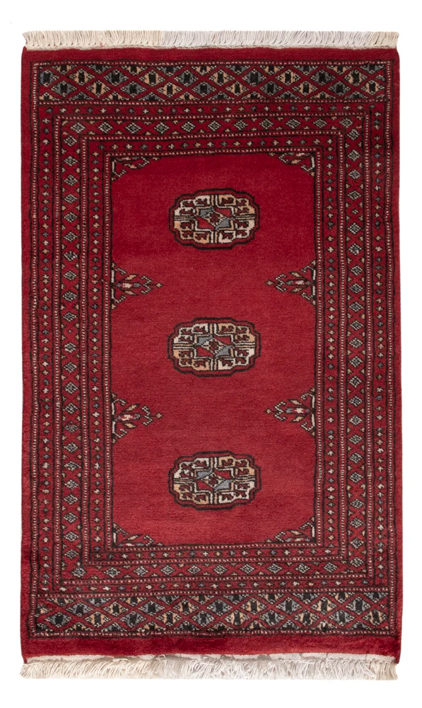 Pakistan Teppich 60x92cm - Orientteppich - rot