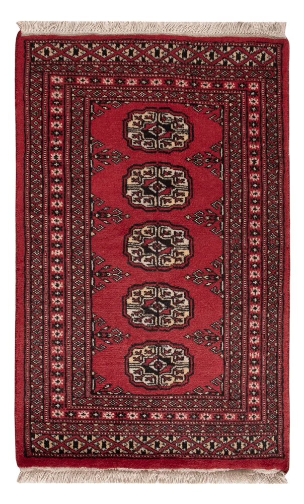 Pakistan Teppich 60x95cm - Orientteppich - rot